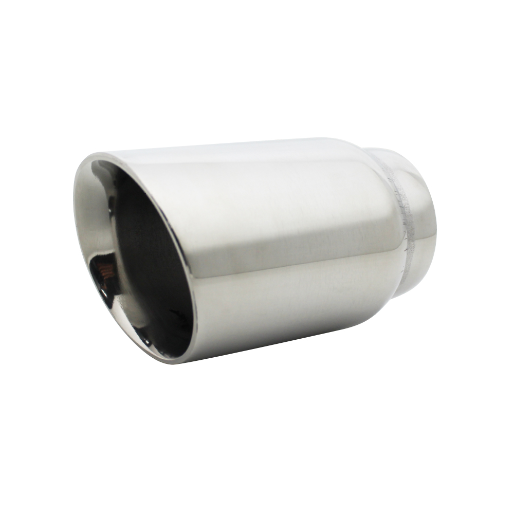 SINGLE TAILPIPE TIP M SERIES SLANT STYLE 76mm FRONT & 63mm REAR STAINLESS STEEL-TPA76MCO