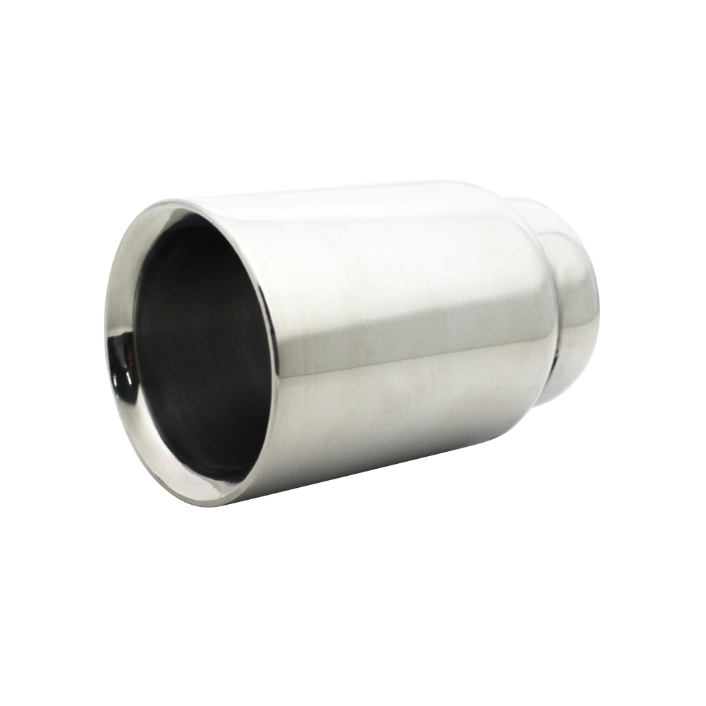 SINGLE TAILPIPE TIP M SERIES STRAIGHT STYLE 76mm FRONT & 63mm REAR STAINLESS STEEL-TPA76MST