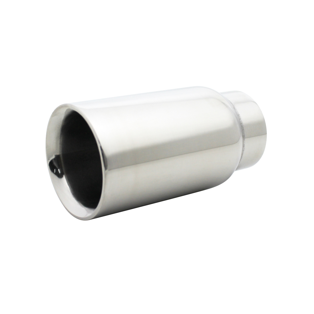 SINGLE TAILPIPE TIP STRAIGHT STYLE 63mm FRONT & 51mm REAR STAINLESS STAIL-TPA63ST