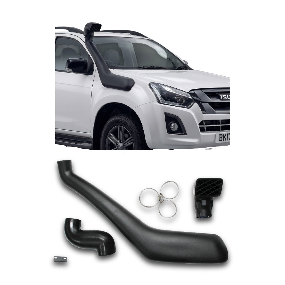 ISUZU 2012-2021 / MUX 2016-2021 WIDEBODY PLASTIC SNORKEL KIT BLACK-D9-IZ2012SNKL