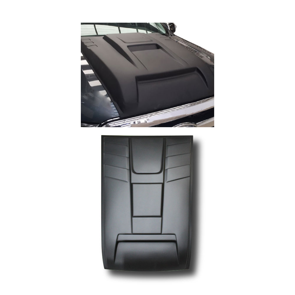 ISUZU 2022+ DMAX BIG BONNET SCOOP BLACK-D9-IZ2020BS