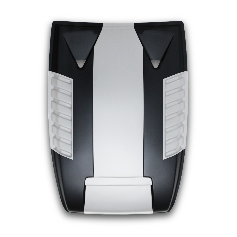 RANGER 2012+ V STYLE BONNET SCOOP BLACK & WHITE-D9-FD0612