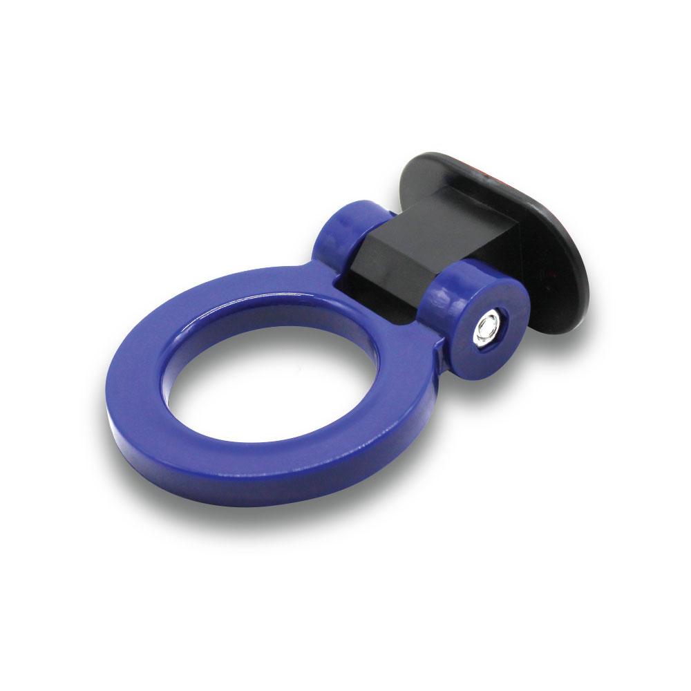 BLUE STICK ON DECORATIVE DUMMY TOWING RING-TOWBELT1-BLU