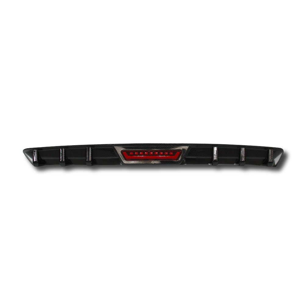 UNIVERSAL LED REAR DIFFUSER 86CM GLOSS CARBON-TM1552DIFFLEDCF