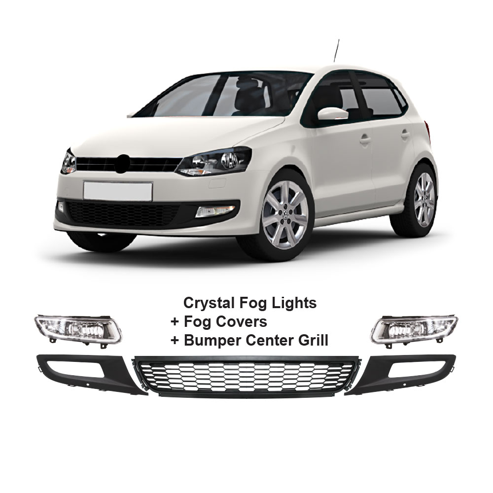 VW POLO 6 2010+ CRYSTAL FOG LIGHT COMBO DEAL