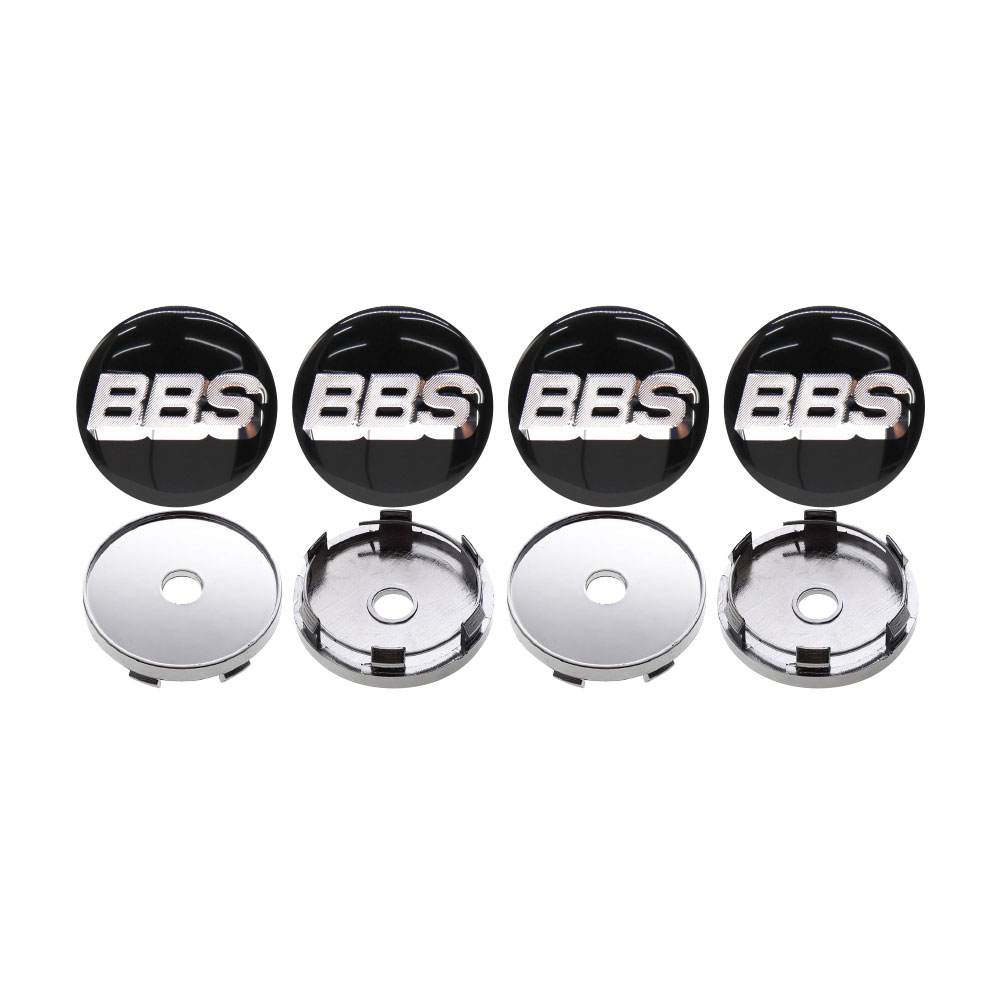 BBS BLACK 60MM CENTER CAP DECAL COMBO DEAL