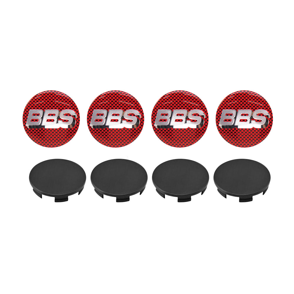 BBS RED 65MM CENTER CAP DECAL COMBO DEAL-DECAL65BBSRCOMBODEAL