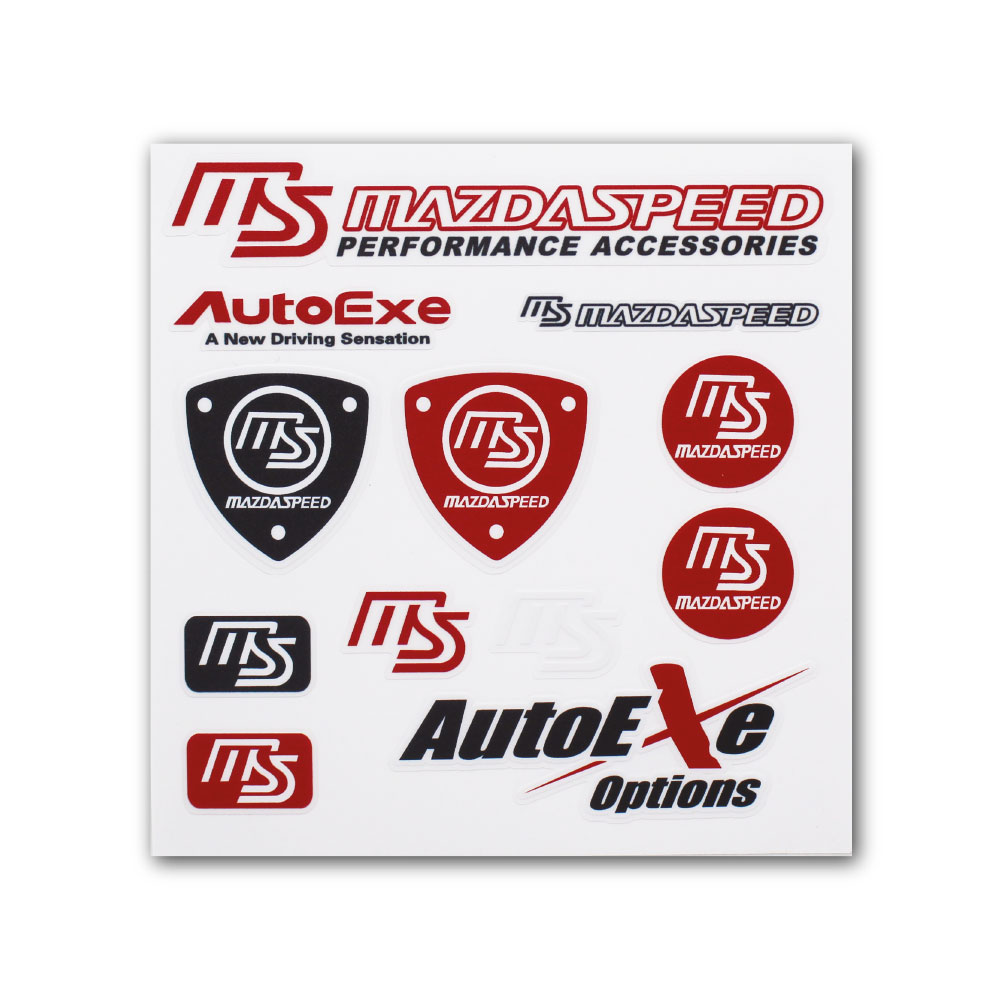 MAZDA SPEED STICKER DECAL SET-PKTT-MZ01