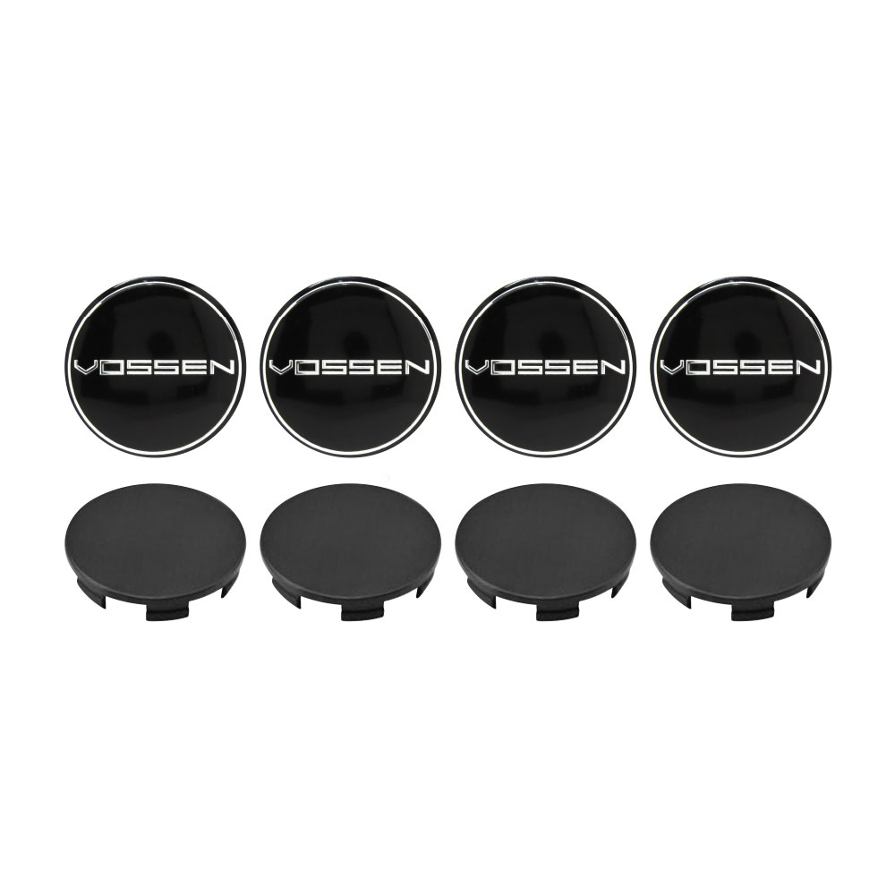 VOSSEN BLACK 55mm CENTER CAP COMBO DEAL