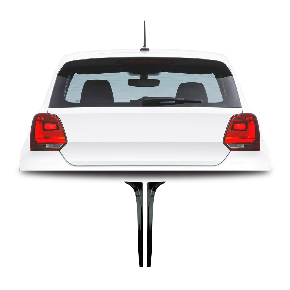 POLO 6 BOOT SIDE EXTENSIONS GLOSS BLACK-BSPPOLO6XT