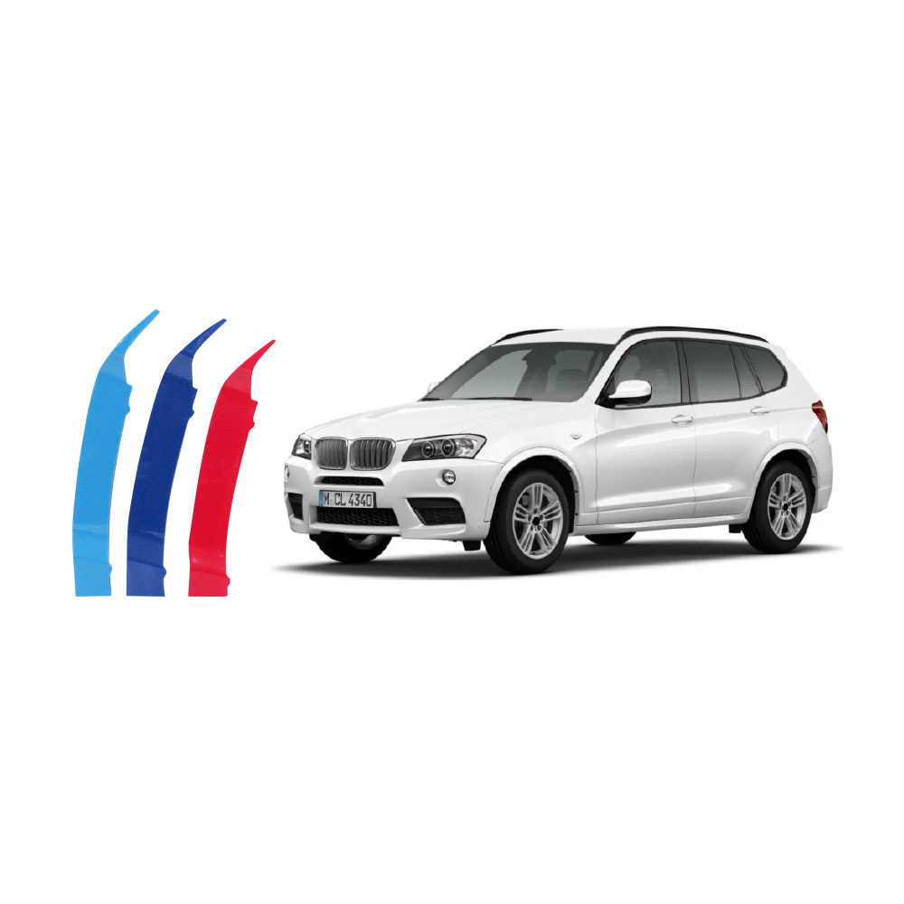 SUITABLE TO FIT BMW X5 F25 LCI 2014-2015 M COLOUR KIDNEY GRILL CLIPS-BMWGF25B