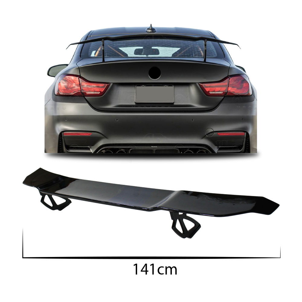 UNIVERSAL STEALTH STYLE BOOT SPOILER 141CM GLOSS BLACK-BSPUNIVS