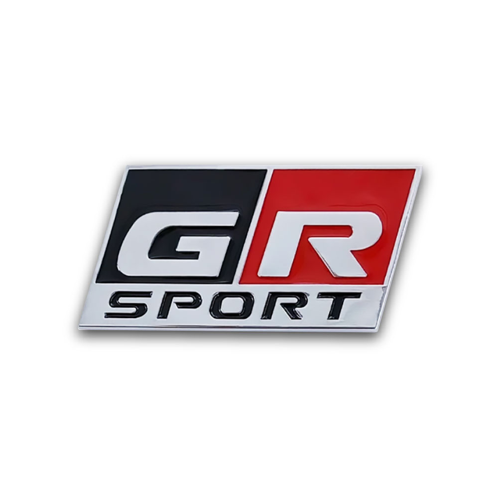 GR SPORT STICK ON BOOT BADGE-CHR-GR