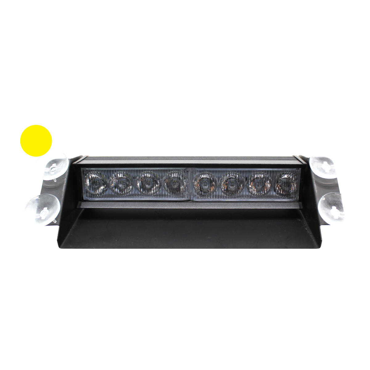 DASHMOUNT 8 LED YELLOW MULTI FUNCTION STROBE LIGHT-STROBEHS510157Y
