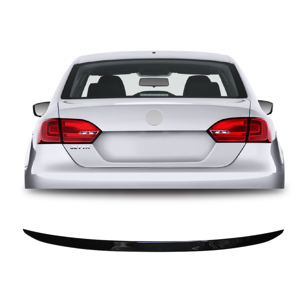 JETTA 6 2012+ GLi OE STYLE SLIM BOOT SPOILER GLOSS BLACK-BSPJETTA612BK