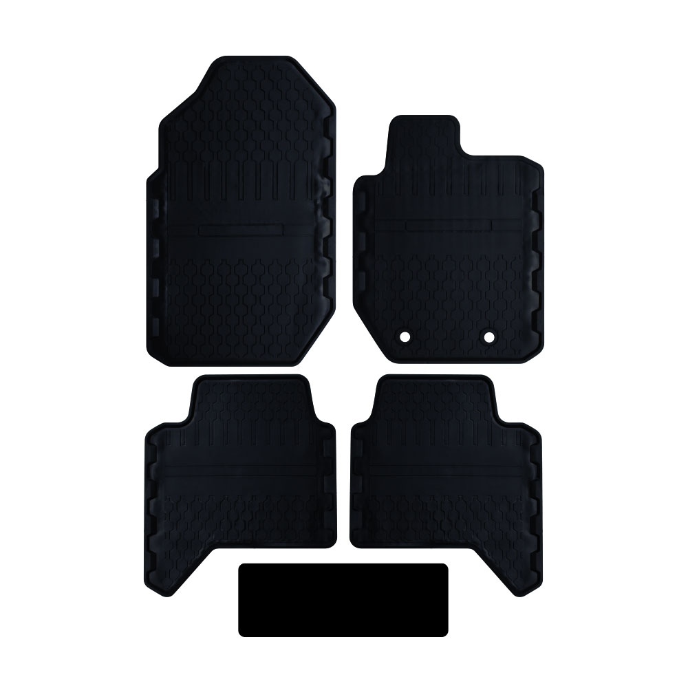 RANGER 2012+ LATEX FITTED MATS 5 PIECE NO LETTERING-MATSLFORDRANG