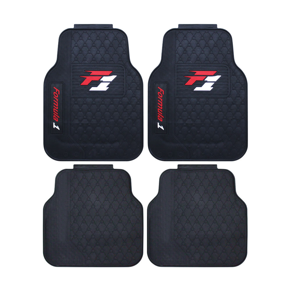 UNIVERSAL F1 LOGO LATEX MATS 4 PIECE SET-MATSLF1