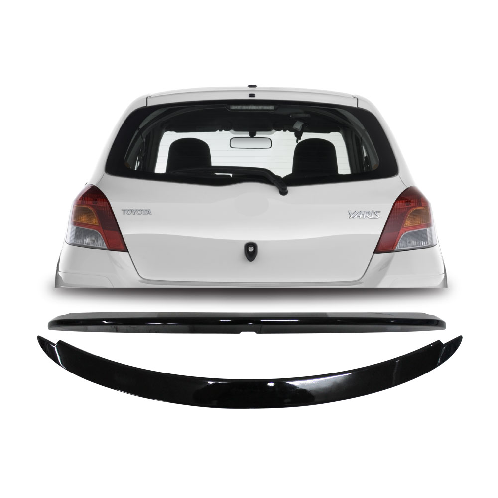 YARIS HATCH 2006+ OE STYLE ROOF SPOILER GLOSS BLACK-BSP1YARIS06