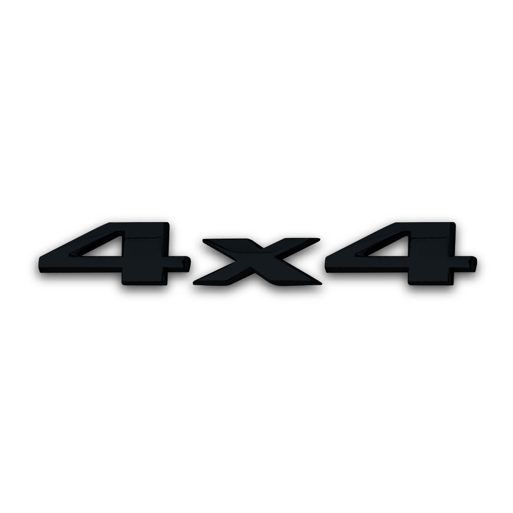 4X4 STICK ON BADGE BLACK – AutoTech WholeSale