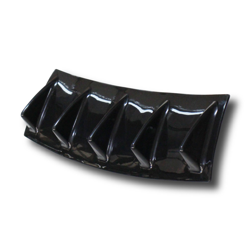 UNIVERSAL UNDER BUMPER 5 FIN BIG DIFFUSER 54CM BLACK-TM1552DIFF5