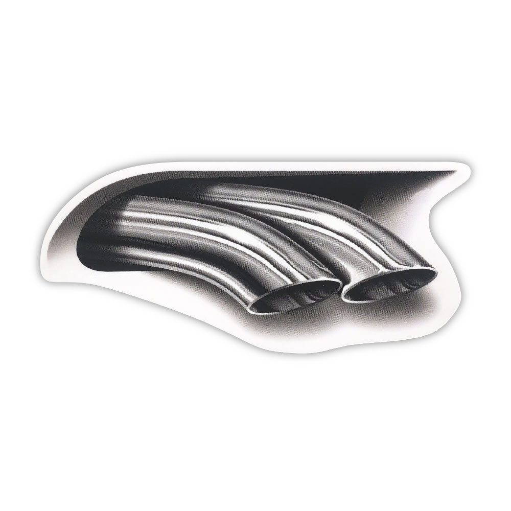 EXHAUST STICKER 3D TYPE-PKTT-3D1