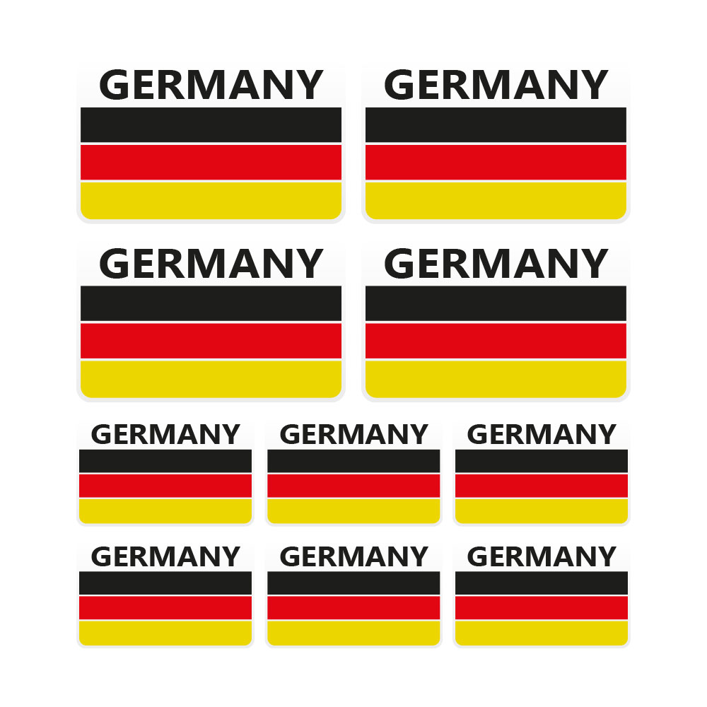 GERMANY STICKER DECAL SET-PKTT-GERM2