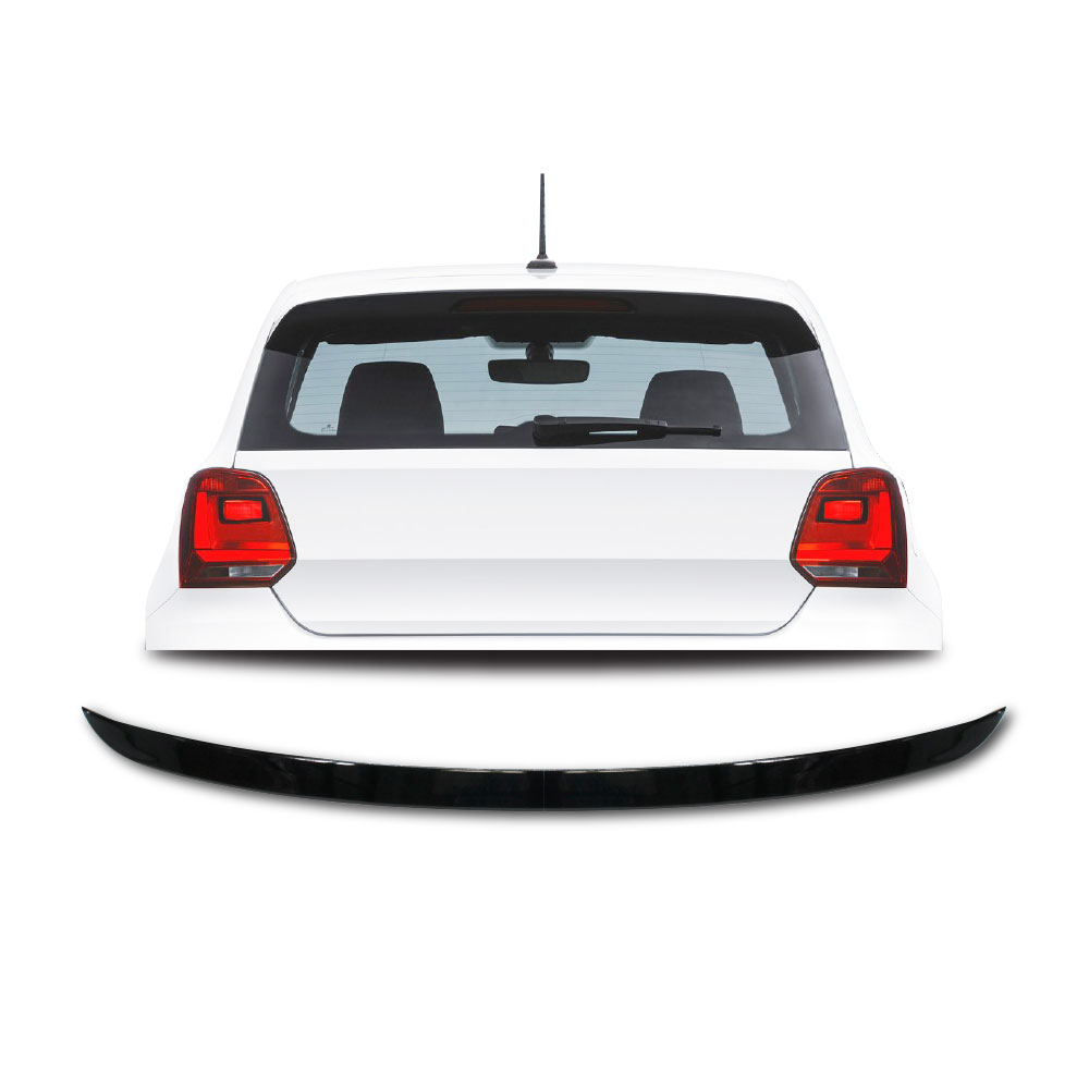 POLO 6 HATCH UNDER GLASS BOOT SPOILER GLOSS BLACK-BSPPOLO6OS