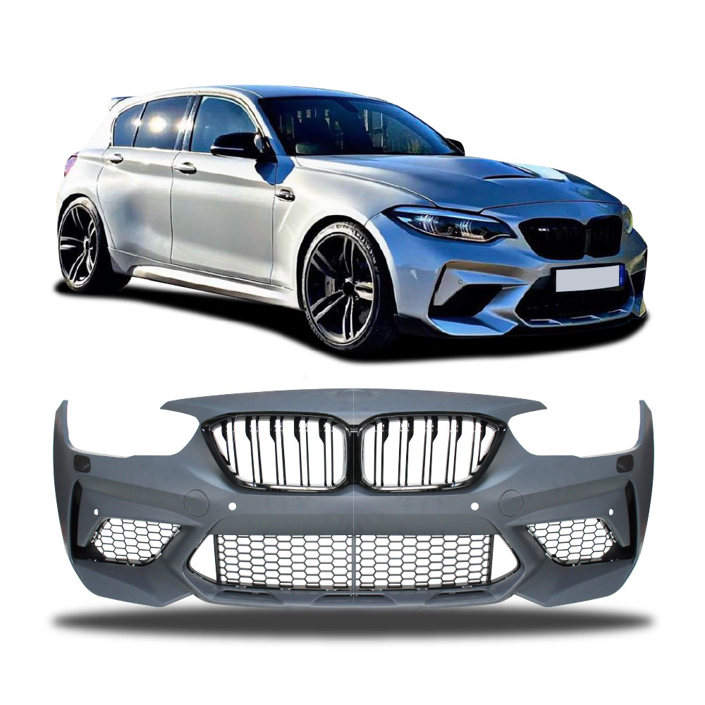 BMW F20 2015+ FACELIFT M2 PLASTIC FRONT BUMPER WITH PDC & WASHER HOLES-BUMPERF20FLM2