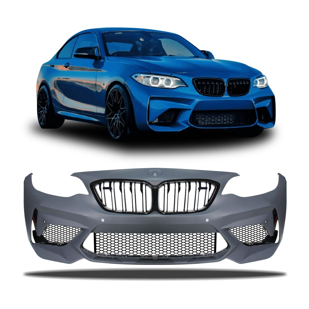 BMW F22 M2 COMPLETE FRONT BUMPER WITH PDC & WASHER HOLES-BUMPERF22M2