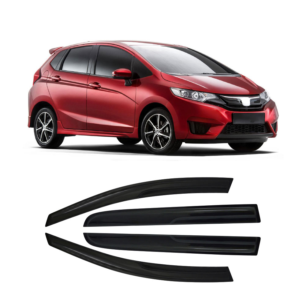 HONDA JAZZ 2014-2024 INJECTION BLACK WINDSHIELDS 4 PIECE-WSSHOJAZZ14+