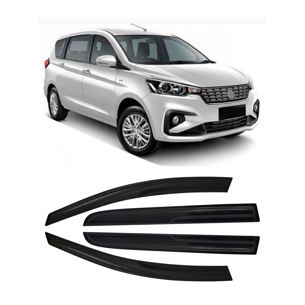 SUZUKI ERTIGA & TOYOTA RUMION 2018+ INJECTION BLACK WINDSHIELDS 4 PIECE- WSSSZK04