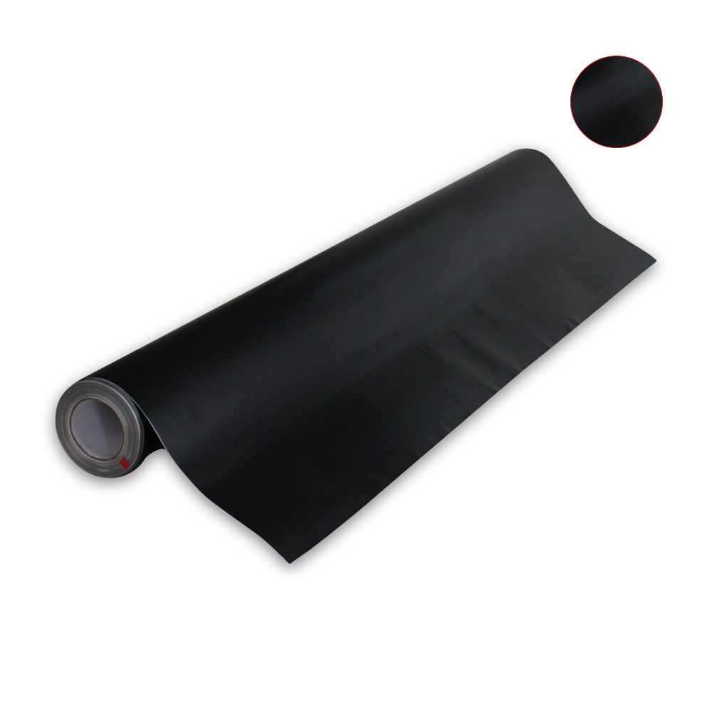 VINYL WRAP MATT BLACK 1.52M x 30M ROLL-ROOFSTIKERMATT