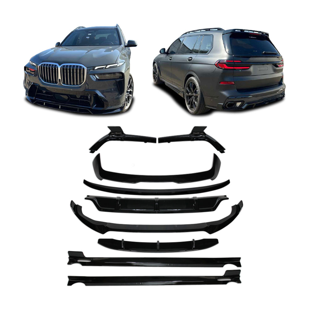 BMW X7 G07 2023+ FACELIFT WARRIOR BODY KIT 9 PIECE GLOSS BLACK-BMWX7LCIKITA