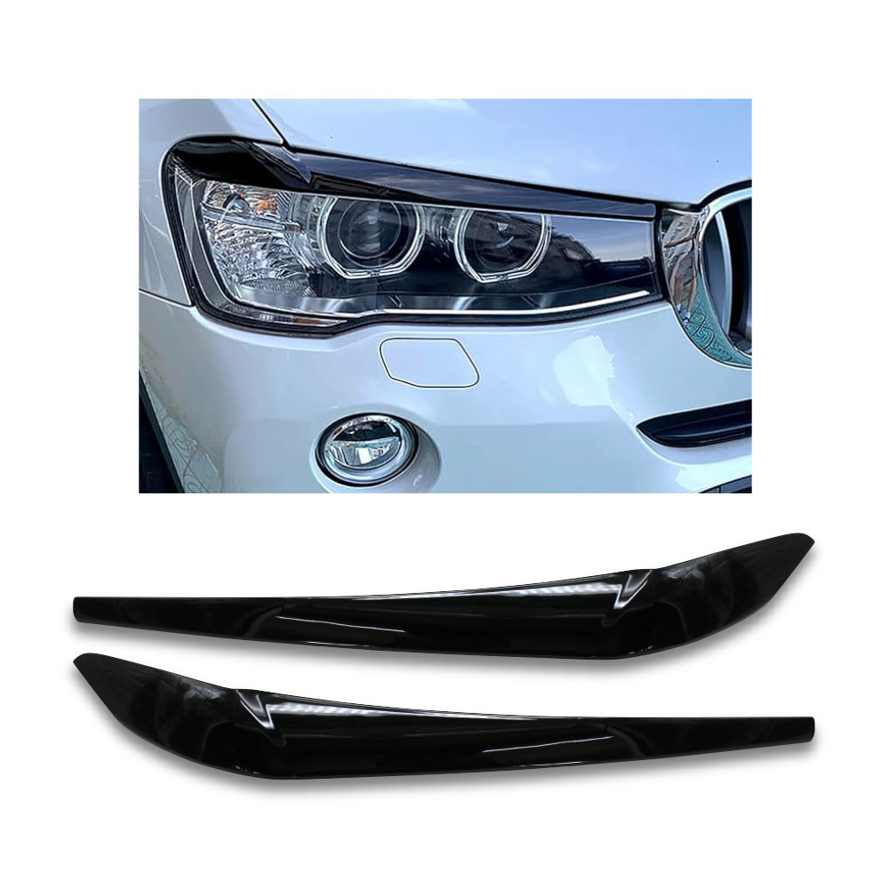 BMW X3 F25 PLASTIC EYELIDS GLOSS BLACK-BMWX3F25EYE