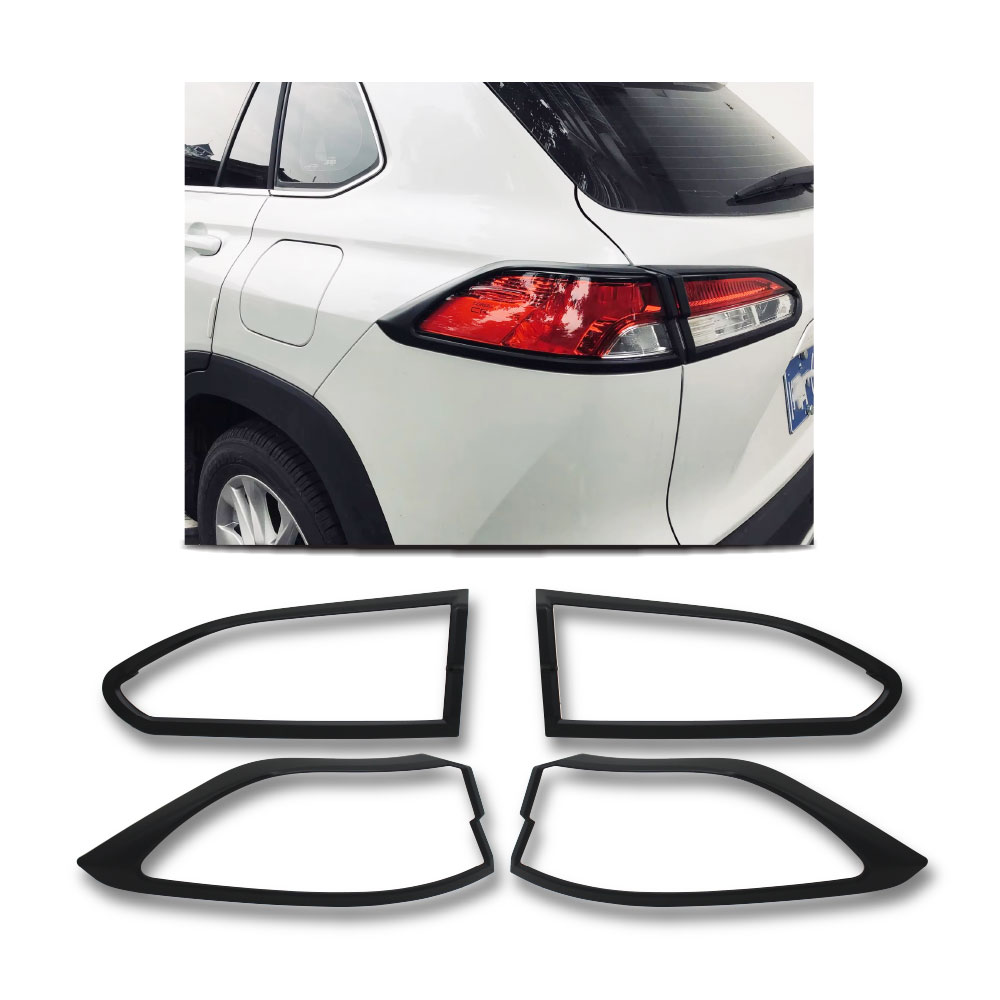 COROLLA CROSS TAILIGHT TRIMS BLACK 4 PIECE SET-D9-CRATLBK