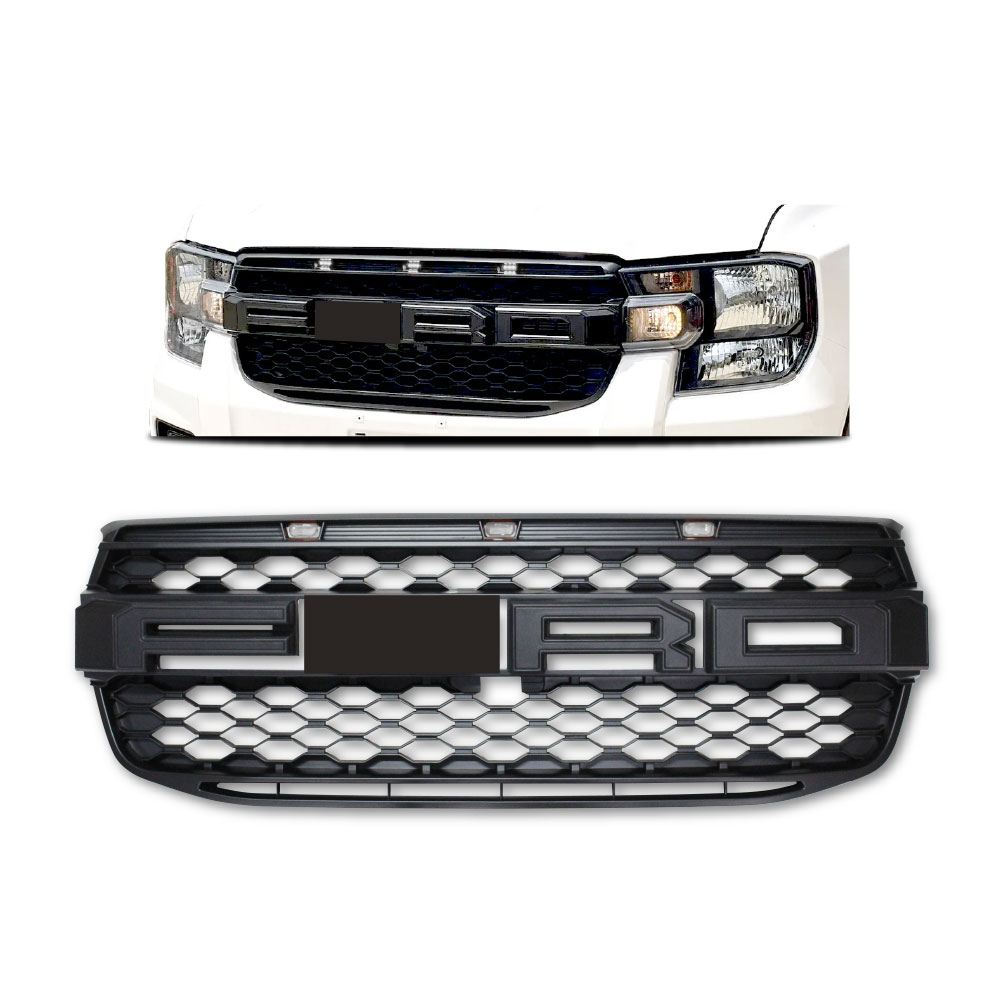 RANGER 2023+ NEXT GEN XL BASE MODEL RAPTOR LED GRILL BLACK LETTERING-D9-FD2023GRXL