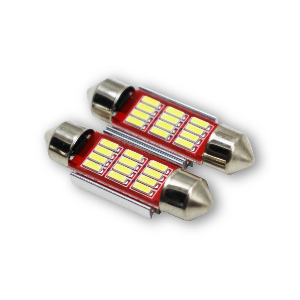 12 SMD CANBUS INTERIOR BULBS 36MM-36SJ-7020-12SMD