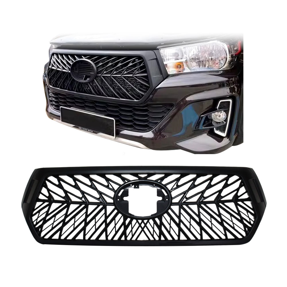 HILUX DAKAR 2018+ LEXUS STYLE GRILL BLACK-D9-RHGRILLTRLEX