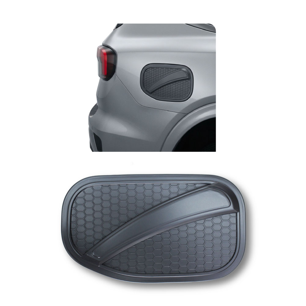 EVEREST 2015-2021 PETROL FLAP COVER BLACK-D9-FEPFBK
