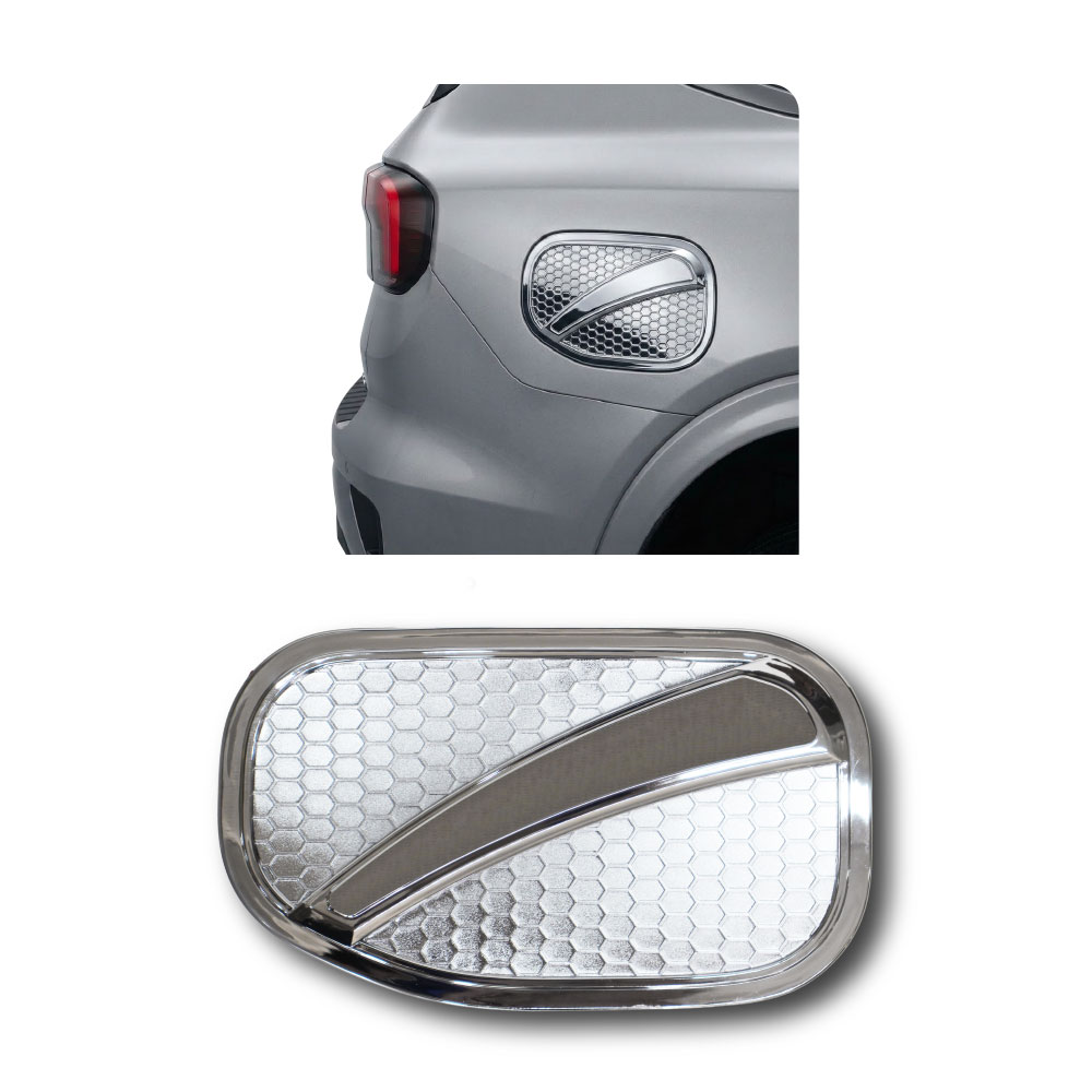 EVEREST 2015-2021 PETROL FLAP COVER CHROME-D9-FEPF