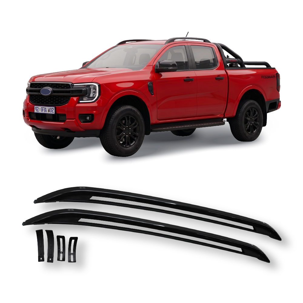 RANGER 2023+ NEXT GEN BOLT ON ROOF RACKS BLACK-D9-FD2023RRB