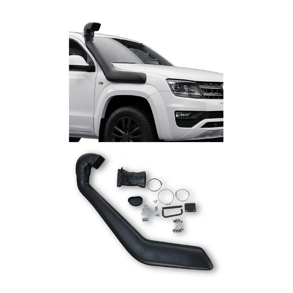 AMAROK 2010-2022 PLASTIC SNORKEL KIT BLACK-D9-AMASNKL