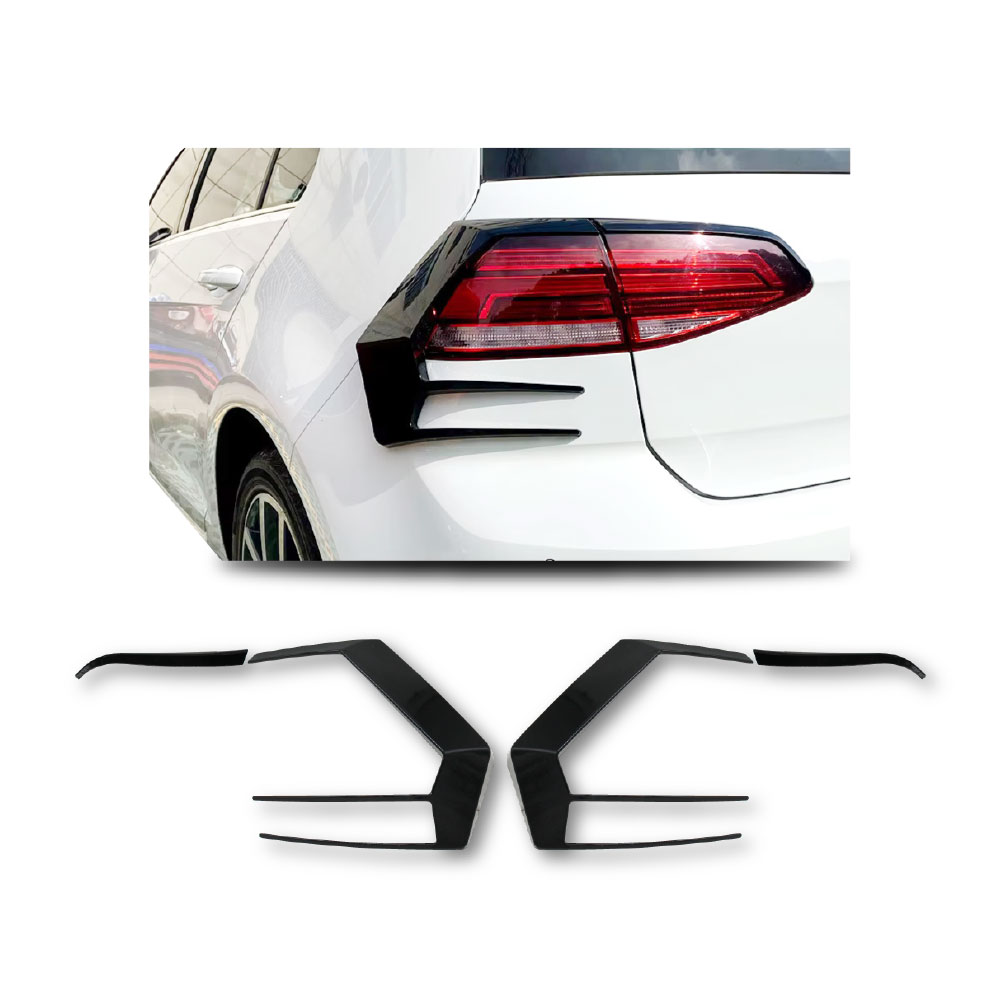 GOLF 7.5 GTI + R 2017+ RAZOR REAR LIGHT TRIM BLACK-GOLF7.5CANRAZ