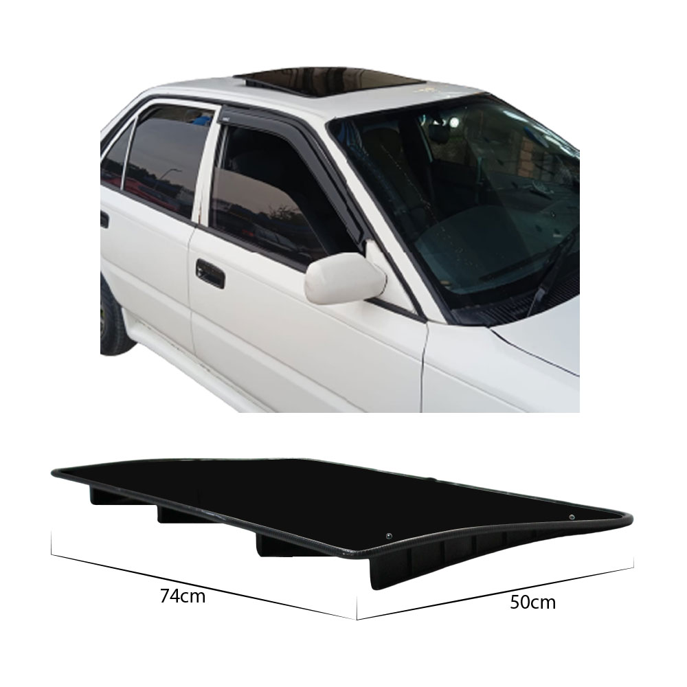 UNIVERSAL DUMMY SUNROOF STICK ON TYPE BLACK-WSSUN1