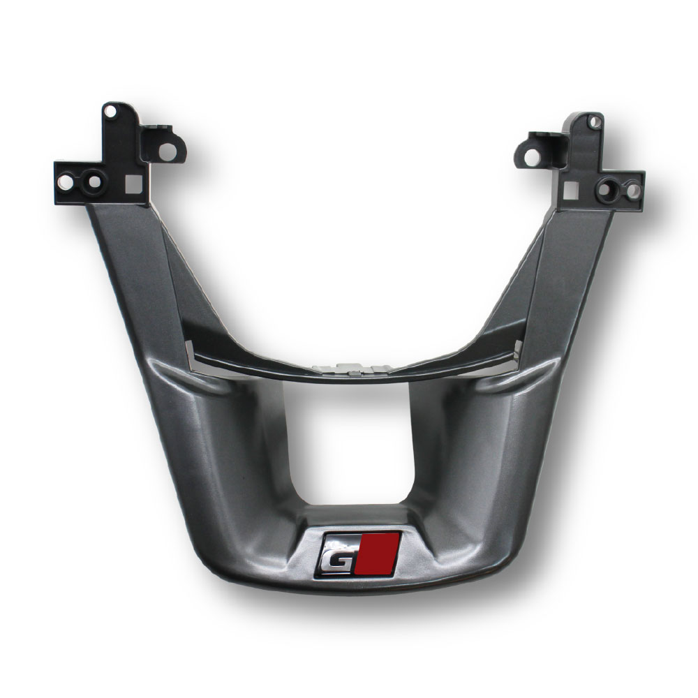 HILUX REVO 2016+ STEERING WHEEL INSERT GREY WITH GR LOGO-D9-RHSTEER