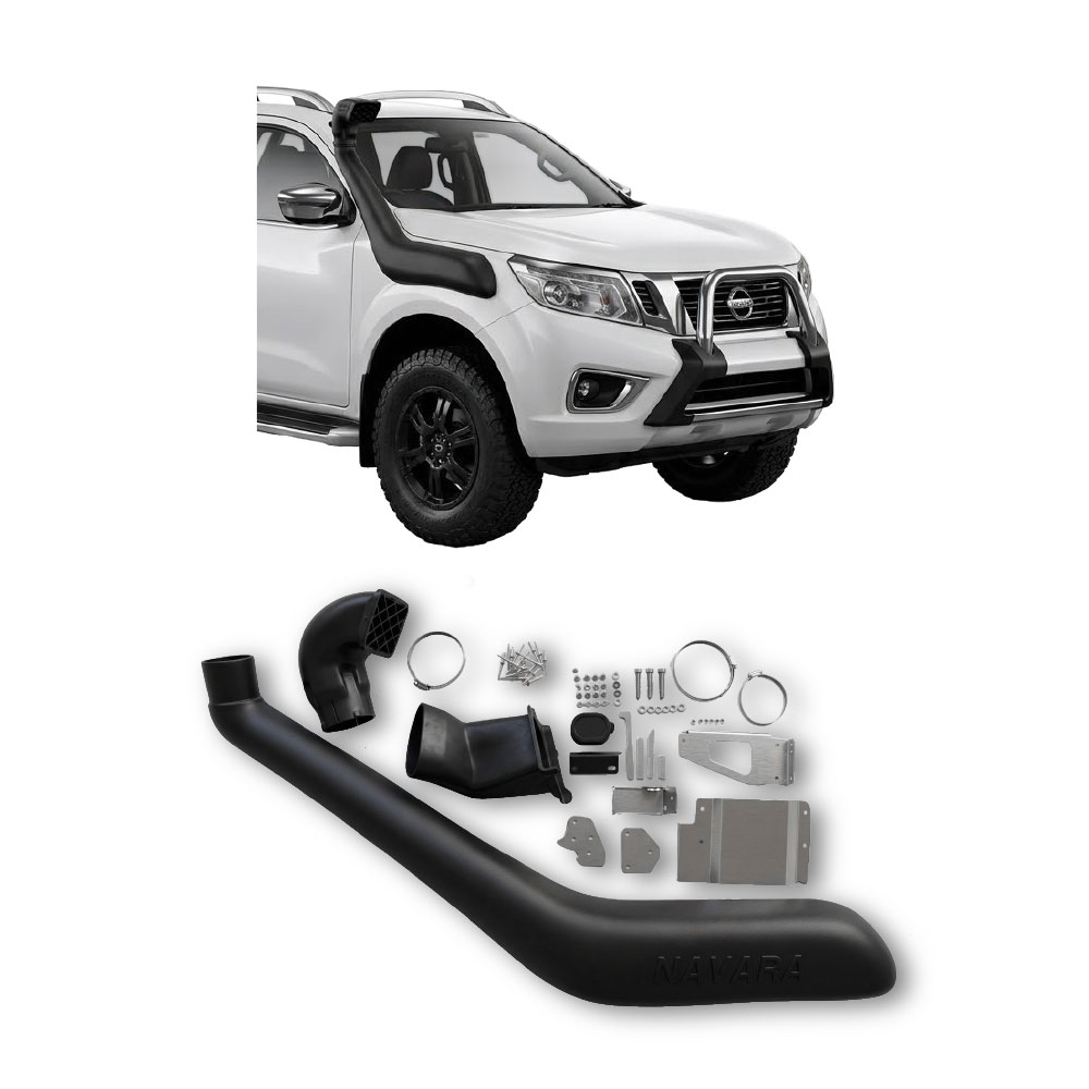 NAVARA (D23) 2017-2020 PLASTIC SNORKEL KIT BLACK-D9-NV17SNKL