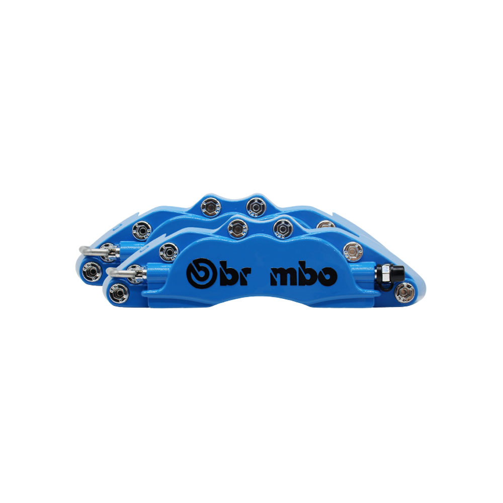 BREMBO MEDIUM BRAKE CALIPER COVERS STEEL ALLOY BLUE-BREMBO3BLU
