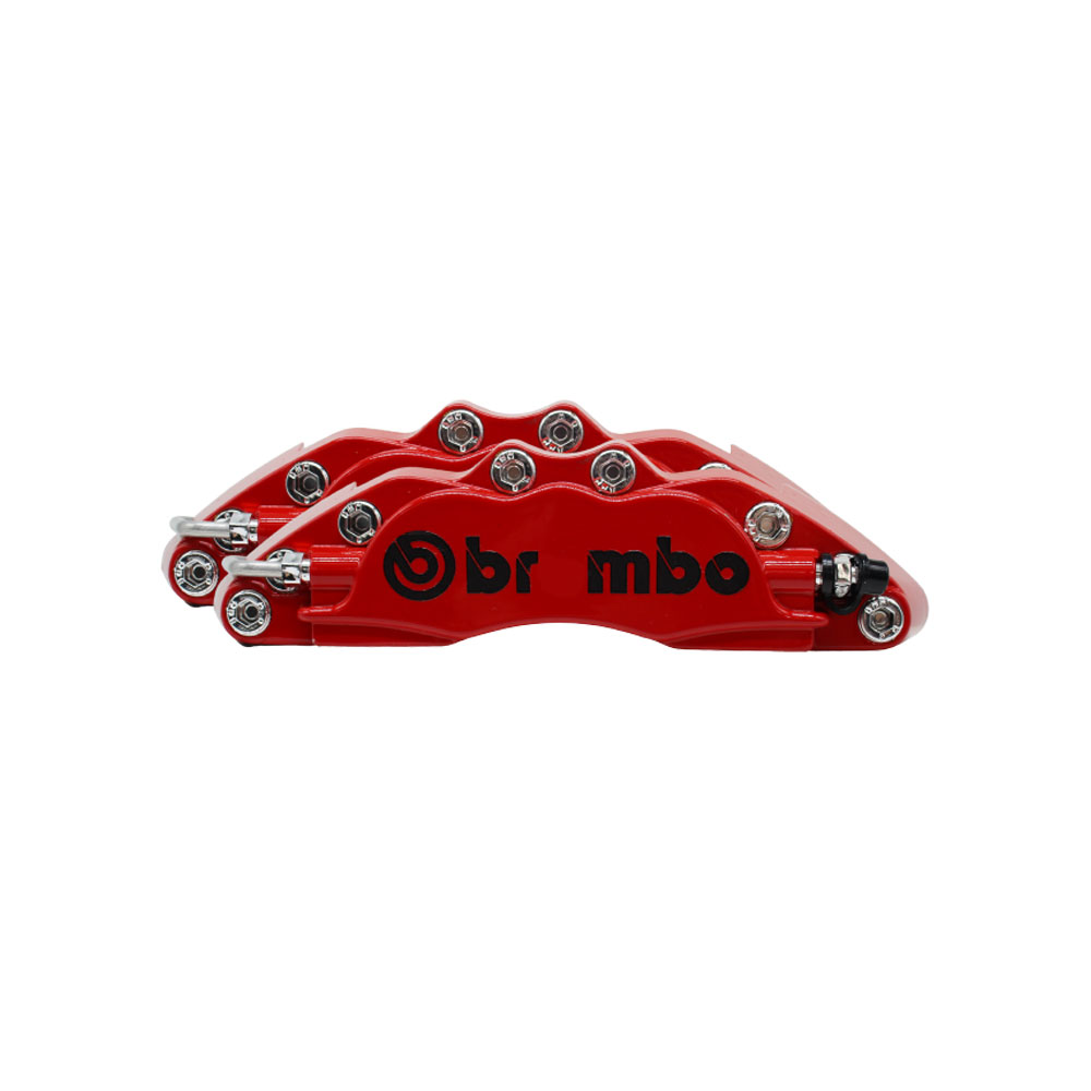 BREMBO MEDIUM BRAKE CALIPER COVERS STEEL ALLOY RED-BREMBO3RED
