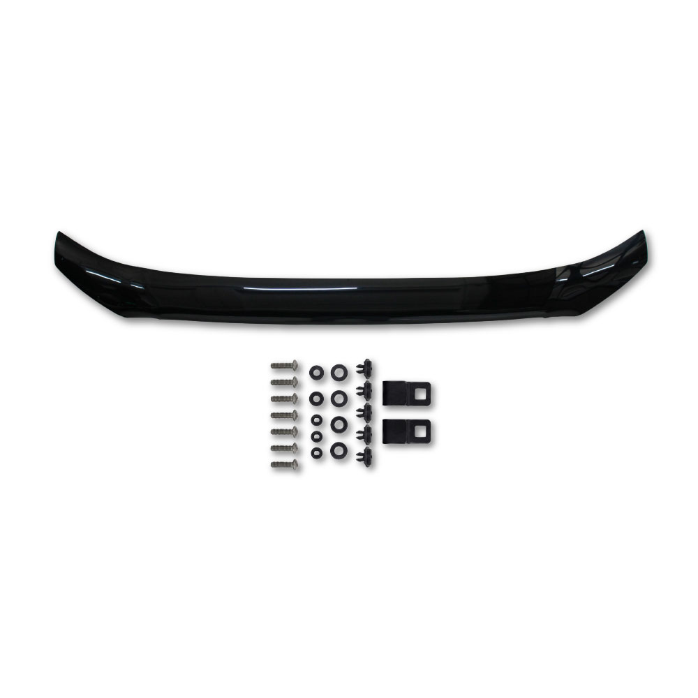 HILUX + FORTUNER D-4D 2005-2011 IMPORT BONNET GUARD GLOSS BLACK-BGSTY0901