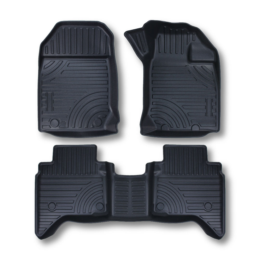 ISUZU 2022+ 4 DOOR DOUBLE CAB TPE MATS 3D MOULD 3 PIECE SET-MATPEISZ20DR4